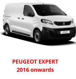 PEUGEOT EXPERT2016 onwards