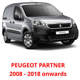 PEUGEOT PARTNER2008 - 2018 onwards