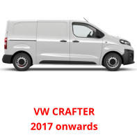 VW CRAFTER2017 onwards